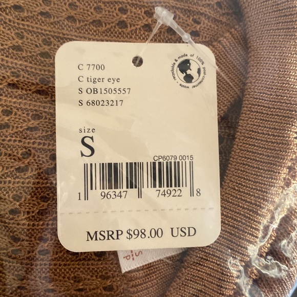 Free People H2O Crew Pullover In Tiger Eye - Picture 7 of 7